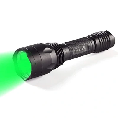 Imagen de Ultrafire Linterna verde LED 650 Lumen Caza H G3, 520 535 nm de longitud onda Profesional luz Tactica
