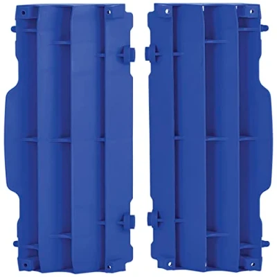 Imagen de POLISPORT 8455300003 Juego de protectores radiador fabricado en polipropileno resistente y duradero sin herrajes compatible con motocicletas Husqvarna color azul