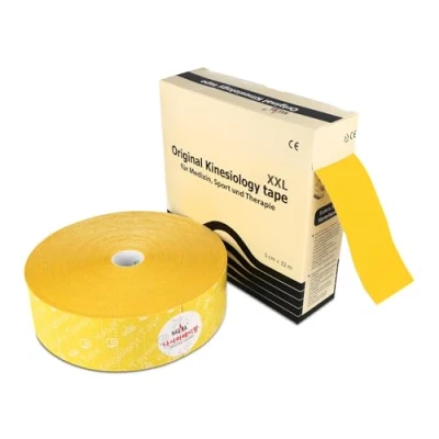Imagen de Nasara Kinesiologie Physio XXL Cinta para deportes y medicina (5 cm x 32 m), color amarillo