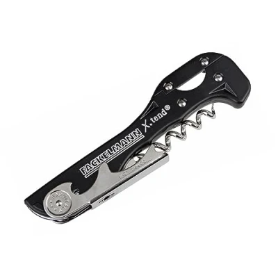 Imagen de FMprofessional Sacacorchos Camarero, Acero Inoxidable, Negro, 50 x 20 cm