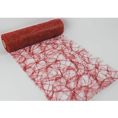 Imagen de Unbekannt 25 m x 30 cm sizoweb® Fieltro Original Cinta de Mesa Camino Rojo para Bodas, Navidad,...