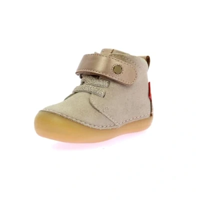 Imagen de Kickers Sonizikro Botines bajos para niños, Talla: 22, Beige Zapatos