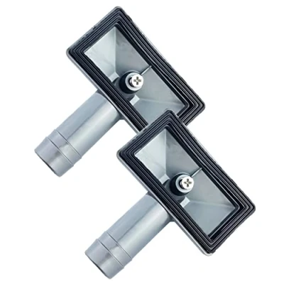 Imagen de Qrity 2x Interfaz Rectangular de Desbordamiento Fregadero Cabeza Desbordamiento, 75 x 40 mm