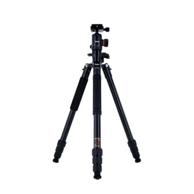 Imagen de Rollei C5I MAKRO Pro I Trípode de Carbono Negro Cabezal Bola 3D Monopié Soporte para Smartphone Placa liberación rápida Columna Central giratoria 90