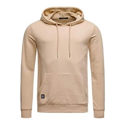 Imagen de RED BRIDGE Sudadera Unicolor con Capucha de algodón para Hombre Beige