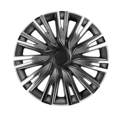 Imagen de AutoStyle Juego PP 5565CB Tapacubos 15in cromo/negro