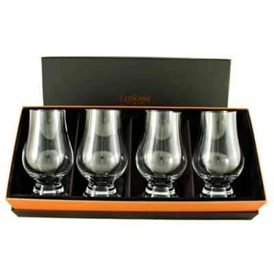 Imagen de Glencairn Estuche con 4 vasos para degustación de whisky (170 ml)