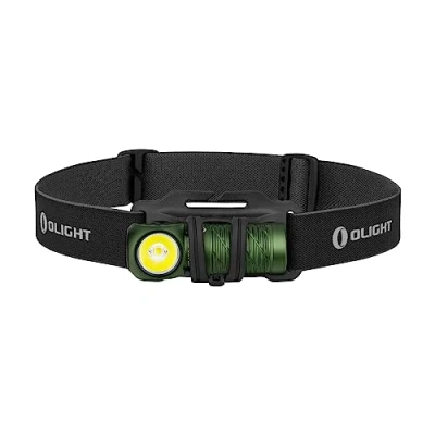 Imagen de OLIGHT Perun 2 mini Linterna Frontal LED Recargable de ángulo recto Combinando Blanco y Rojo Práctica Funcional 1100 Lumens 150 Metros 10 Días Máx. Para la Pesca al Aire Libre