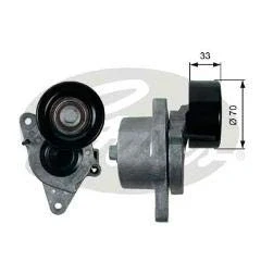 Imagen de GATES T39170 Polea Tensora FleetRunner Micro V Stretch Fit NISSAN: Pathfinder 3, Cabstar, NP300 Navara Pick up