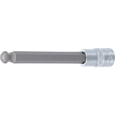 Imagen de BGS 4258 12 Punta de vaso longitud 140 mm entrada 12,5 (1/2&quot;) hexágono interior con cabeza bola