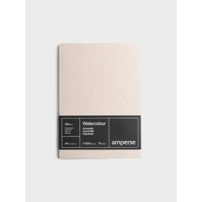 Imagen de Amperse Cuaderno Acuarela A4 100% Algodón 300gr 15 Hojas