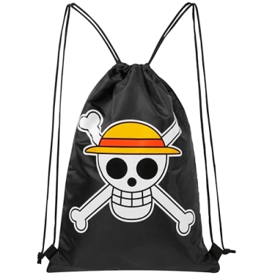Imagen de One Piece Mochila Cuerdas Poliéster Para Niños Regalos Anime