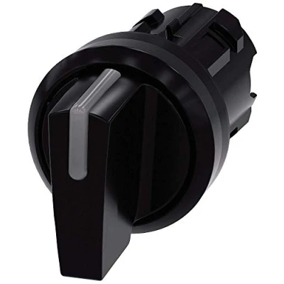 Imagen de Siemens 3SU1002 2BL10 0AA0 Interruptor de mordaza (2 x 45, 1 unidad), color negro