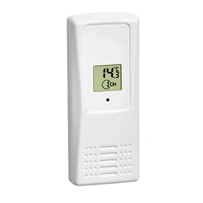Imagen de TFA Dostmann 30.3228.02 T Emisor de Pantalla sin batería, Color Blanco