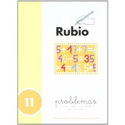 Imagen de Problemas 11 RUBIO Sumar, restar y multiplicar por una cifra