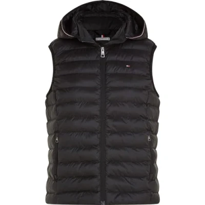 Imagen de Tommy Hilfiger LW Padded Global Stripe Vest WW0WW42051 Chaleco, Negro (Black), XXL para Mujer