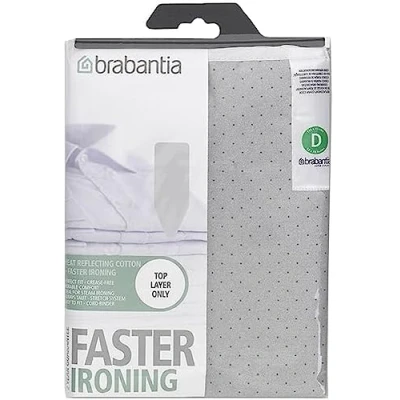 Imagen de Brabantia Funda Protectora para Mesa de Planchar, Gris (Metallizzato), 135x45 cm, 1 Unidad