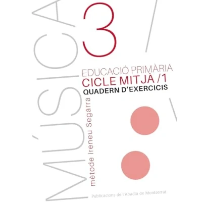 Imagen de Música 3. Quadern d&#039;exercicis, E.P., Cicle mitjà, 1 (Llibres de Música)
