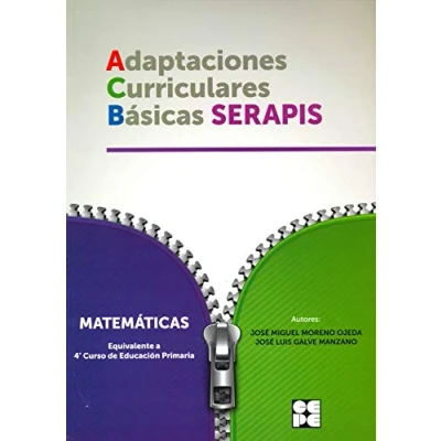 Imagen de Matematicas 4P Adaptaciones curriculares Básicas Serapis (Adaptaciones básicas. Proyecto SERAPIS)
