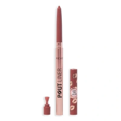 Imagen de Revolution Beauty, Delineador Voluminizador Pout Bomb, Larga Duración con Ácido Hialurónico &amp; Vitamina E, Vegano Libre de Crueldad, Nude Frío Doll