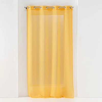Imagen de Douceur d&#039;Intérieur, Cortina con Ojales, 140 x 180 cm, Color Amarillo