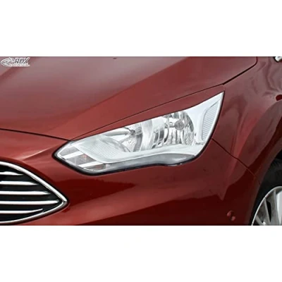 Imagen de RDX Racedesign Alerones de faros compatible con Ford C Max Facelift 2015 2019 (ABS)