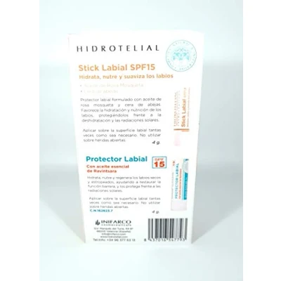Imagen de Hidrotelial Pack Hidratacion Labial Protector SPF15 + Stick Rosa mosqueta Hidratante