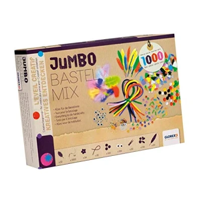 Imagen de Glorex 6 1214 071 Juego de Manualidades fliz, Multicolor, carbón, 30 x 21 cm