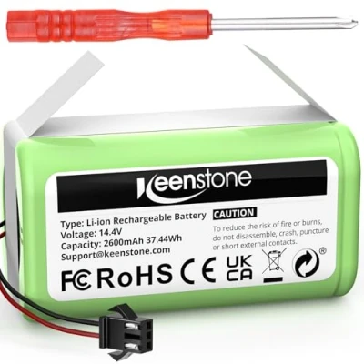 Imagen de 2600mAh Batería de Respuesto para Conga Excellence 1090 990 950 1790, Ecovacs Deebot N79 N79S DN622 RoboVac 11 11S 30 35C y IKOHS Netbot S14 S15