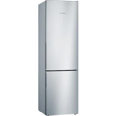 Imagen de Bosch KGV39VLEAS Serie 4, nevera combinada independiente, LowFrost, cajones VitaFresh, luz LED, acero, 201 x 60 cm