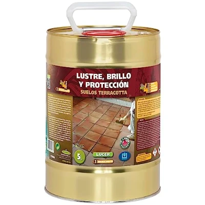Imagen de MONESTIR LUCER LUSTRE Y PROTECCION para suelos de terracotta o barro ACABADO BRILLO 5L