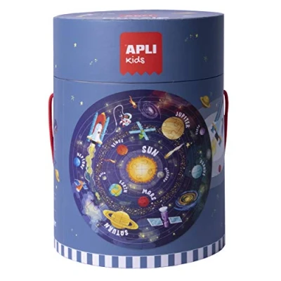 Imagen de APLI Kids 18200 Sistema Solar Rompecabezas Circular, 48 Piezas