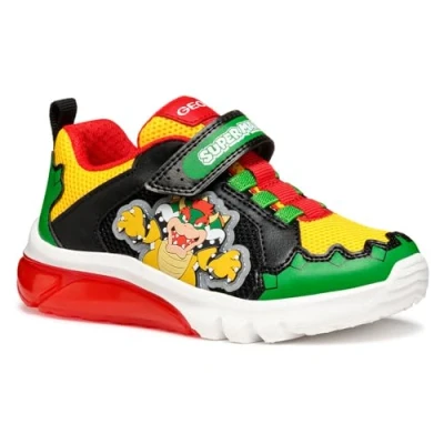 Imagen de Geox Light UP Nintendo Super Mario Ciberdron BOY Zapatillas para niños, Talla: 38, Green/red Zapatos