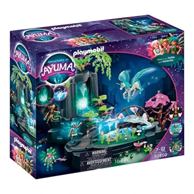 Imagen de PLAYMOBIL Adventures of Ayuma 70800 Fuente de Energía Mágica, para Jugar con el Agua, Función Luz y Niebla, A Partir 7 Años