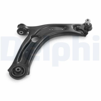 Imagen de DELPHI TC4651 Barra oscilante, suspensión de ruedas con rótula suspensión/carga derecha, Eje delantero Brazo oscilante transversal Chapa acero