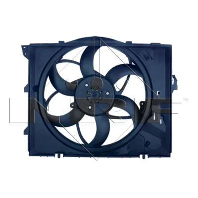 Imagen de NRF 47863 Ventilador de radiador 485 12 600 con bastidor (armazón), Motor sin escobillas BMW: 3 Berlina