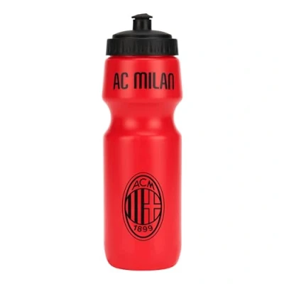 Imagen de AC Milan Botella deportiva de 700 ml roja Classic Crest Plástico opaco BPA libre y antigoteo. Para todos los aficionados Rossoneri Producto oficial