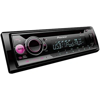 Imagen de Pioneer DEH S220UI Autoradio con CD 1 DIN iluminación multicolor, USB, compatible dispositivos Apple y Android