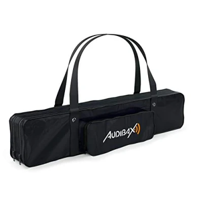 Imagen de Audibax MS Bag Funda para Soportes de Micrófonos Bolso con Dos Asas Fuertes y Cómodas Estuche Protección contra la Suciedad, Humedad Polvo Incluye Bolsillo Almacenamiento Interior