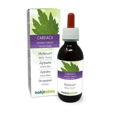 Imagen de Agripalma o Cardíaca (Leonurus cardiaca) hierba con flores Tintura Madre sin alcohol Naturalma Extracto líquido gotas 120 ml Complemento alimenticio Vegano