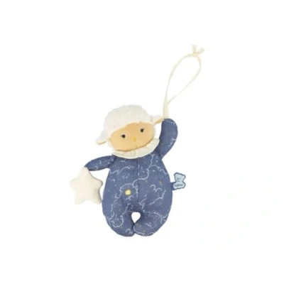 Imagen de KALOO Doux Sommeil Peluche Musical Oveja Despierta Nana «La Le Lu» Nómada para Dormir al Bebé 20 cm Azul Desde el Nacimiento, K221004