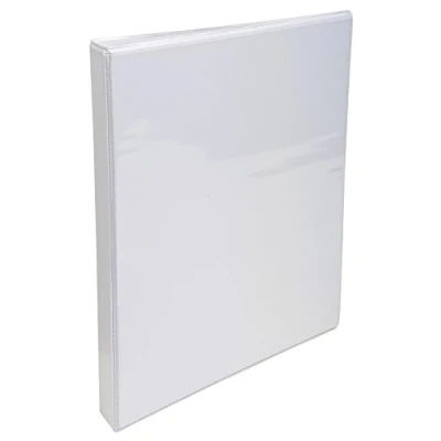 Imagen de Exacompta, 51021E, Carpeta con 2 anillas en &quot;D&quot;, 3 bolsillos exteriores personalizables, A5, Blanco
