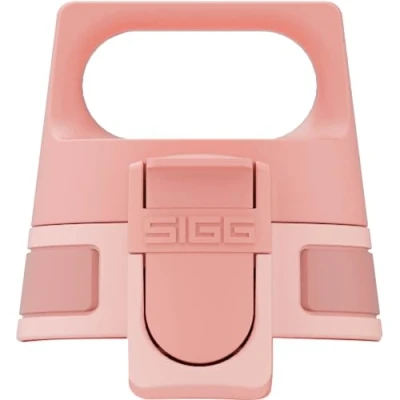 Imagen de SIGG WMB ONE Top Pink Tapón de repuesto a prueba fugas, pieza recambio para botellas SIGG, cierre hermético cantimploras accionable con una sola mano