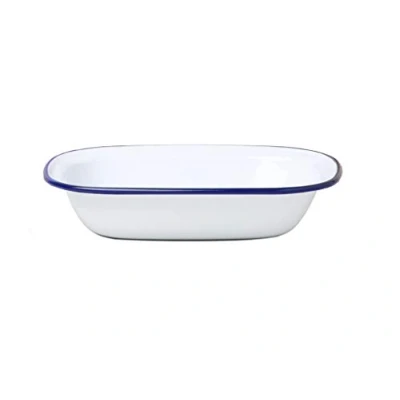 Imagen de Dunlevy bandeja esmaltada para asar, esmaltada, servir asador (plato tartas, 22 cm)