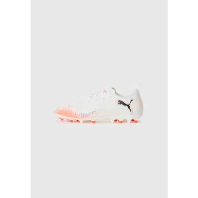 Imagen de PUMA Future 8 Play MG Jr, Zapatillas de fútbol, Blanco Negro Rojo Brillante, 38 EU