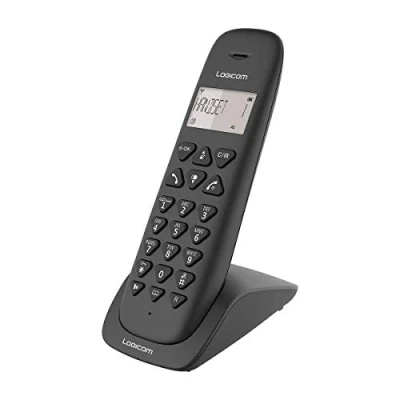 Imagen de Teléfono inalámbrico Fijo WLAN sin contestador automático Solo Teléfonos analógicos y DECT Logicom Red Fija inalámbrica Vega 150 Negra