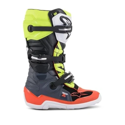 Imagen de Alpinestars Tech 7S Botas juveniles de motocross (Black/White,42)