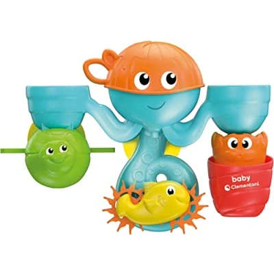 Imagen de Clementoni Baby 17458 Juegos de baño Parque acuático Juguetes bebé a Partir 6 Meses, Multicolor