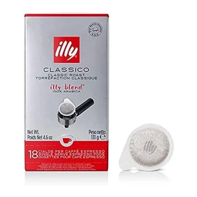 Imagen de Illy Café tueste CLASSICO en monodosis E.S.E. 12 pack de 18 monodosis, Total 216