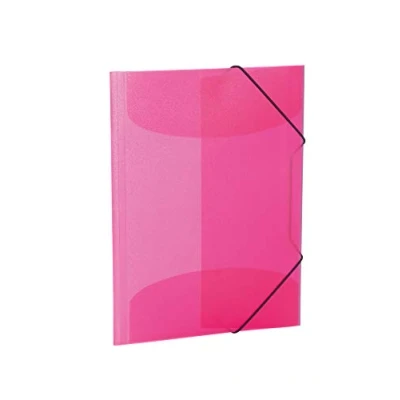 Imagen de HERMA 19505 carpeta de dibujo Translúcido en Rosa, A4, plástico resistente, con 3 solapas interiores, 1 palmo